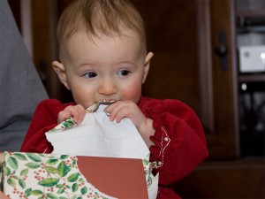 Genevieve gets a taste of Christmas